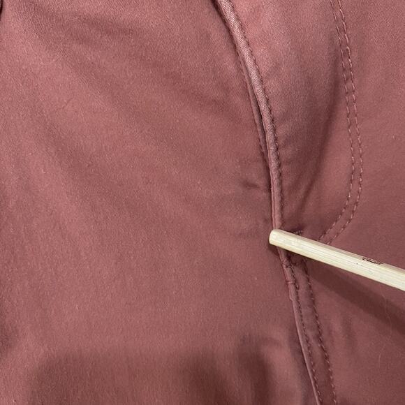 Democracy Ab Solution Jeans Womens Sz 10 Coral Tie Hem Stretch - Picture 7 of 12